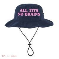 All Tits No Brains Funny Sarcastic Saying Bucket Hat thumb 0