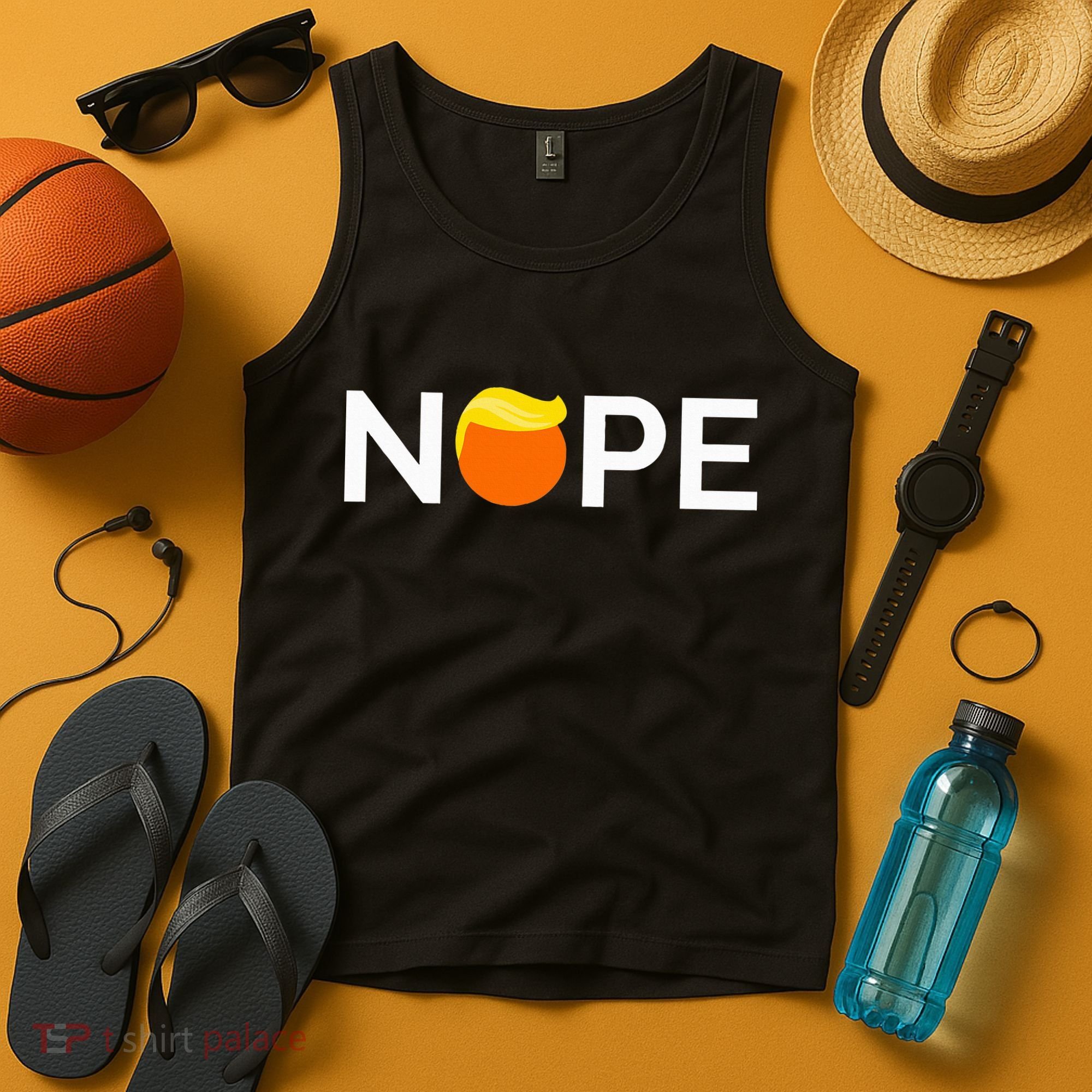 Anti Trump Nope Gift For People Against Trump Tank Top