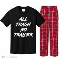 All Trash No Trailer Kids Plaid Pajama Set thumb 0