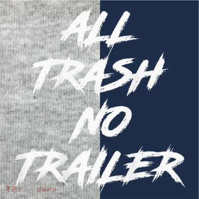 All Trash No Trailer Kids Colorblock Raglan Jersey