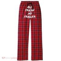 All Trash No Trailer Women's Flannel Plaid Pajama Pants thumb 0