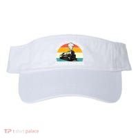 Adult Train Never Too Old For Choo Choos Retro Locomotive Visor thumb 0