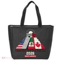Aztec Temple North America Soccer 2026 Tote Bag thumb 0