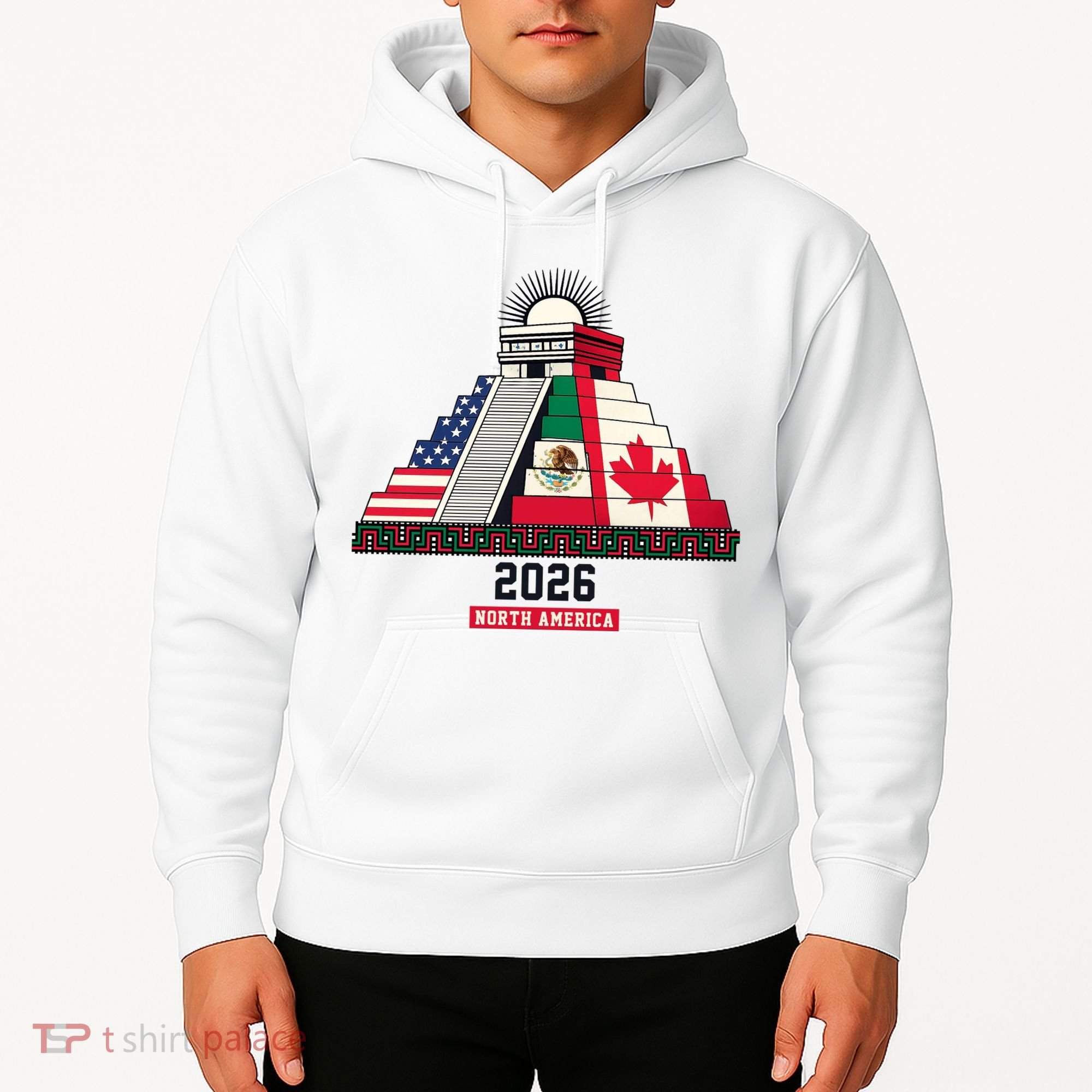 Aztec Temple North America Soccer 2026 Hoodie