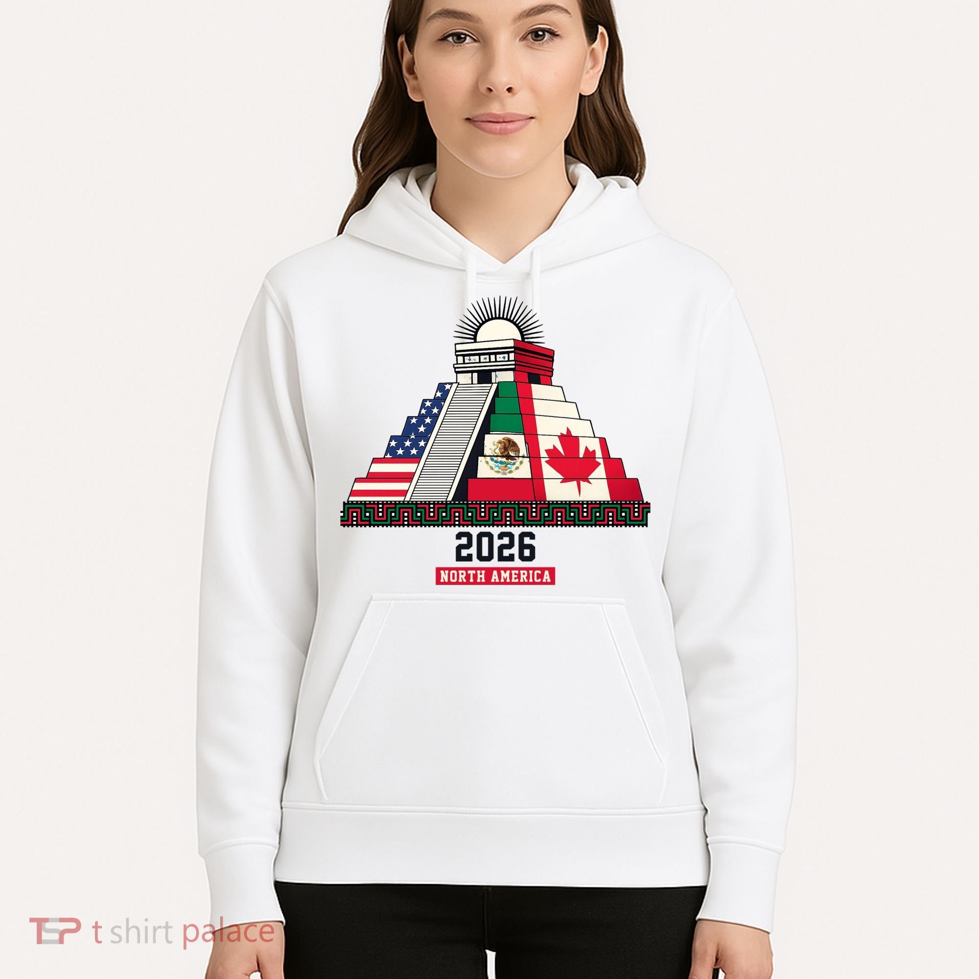 Aztec Temple North America Soccer 2026 Hoodie
