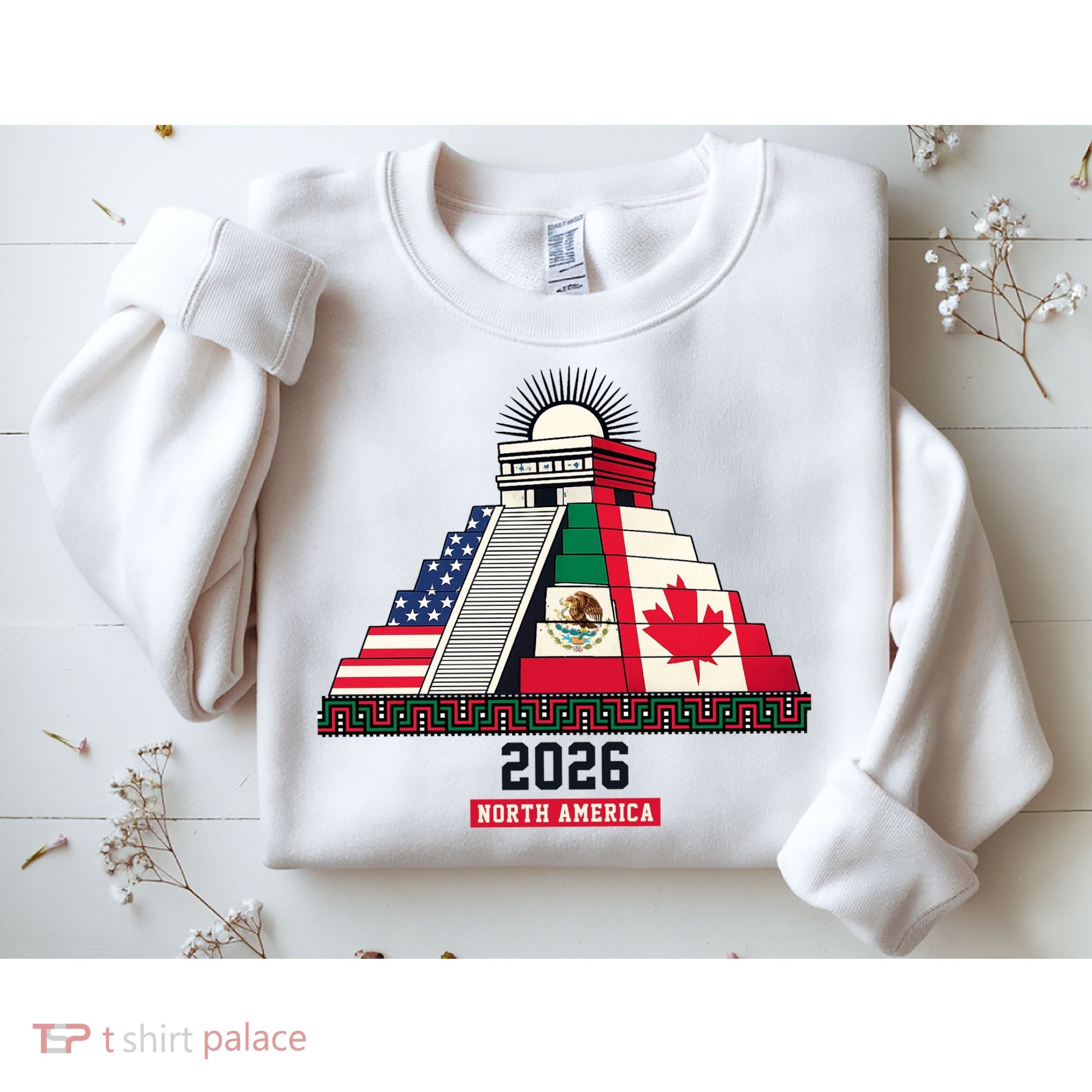 Aztec Temple North America Soccer 2026 Sweatshirt