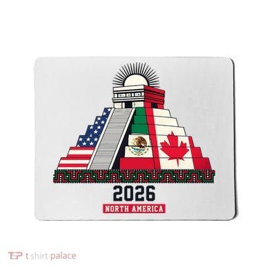 Aztec Temple North America Soccer 2026 Mousepad