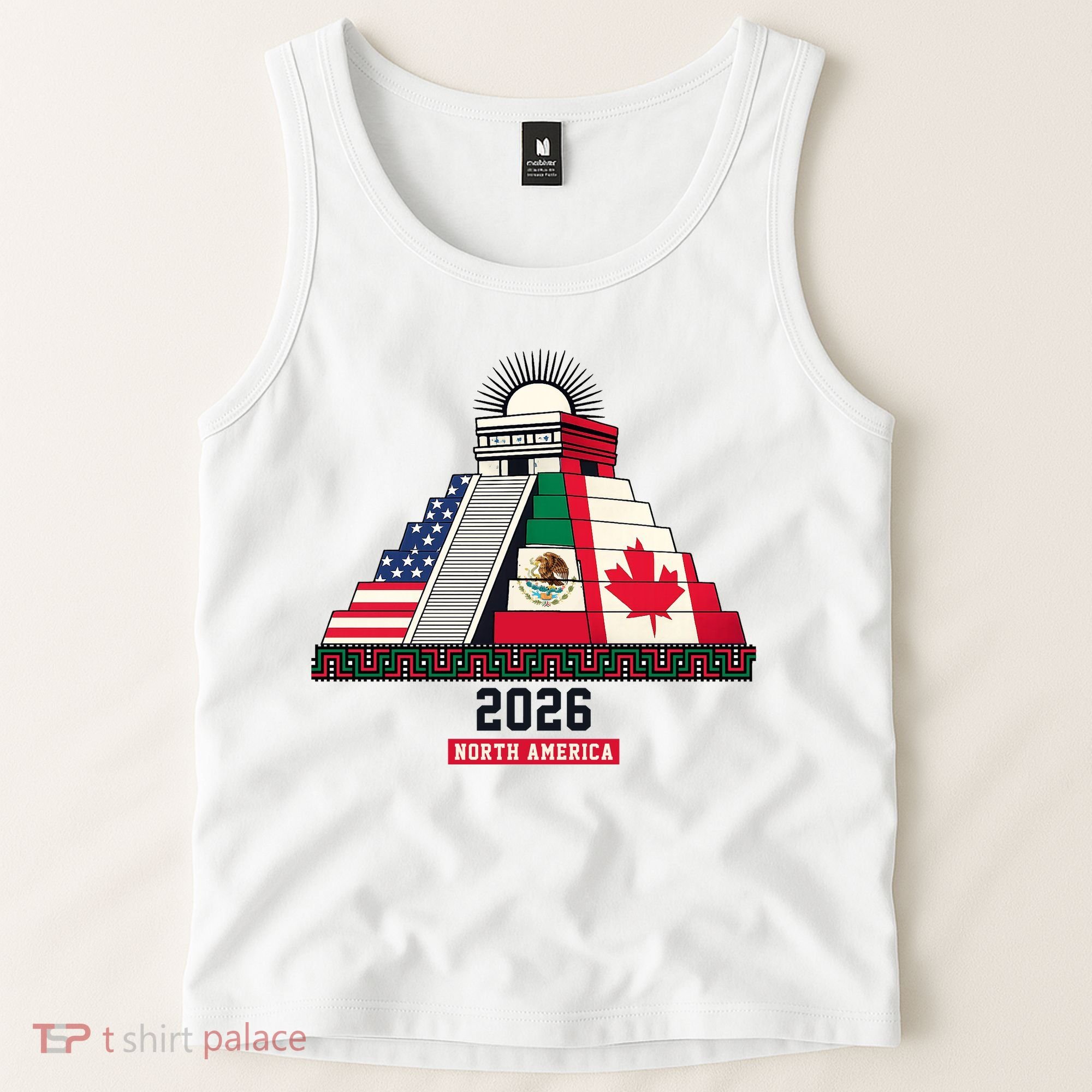 Aztec Temple North America Soccer 2026 Tank Top
