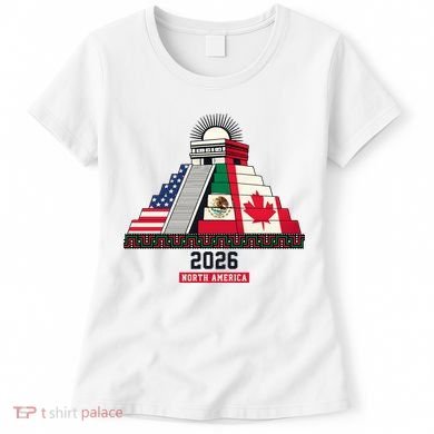 Aztec Temple North America Soccer 2026 Women's T-Shirt