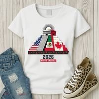 Aztec Temple North America Soccer 2026 Women's T-Shirt thumb 3