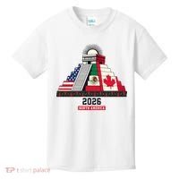Aztec Temple North America Soccer 2026 Kids T-Shirt thumb 0