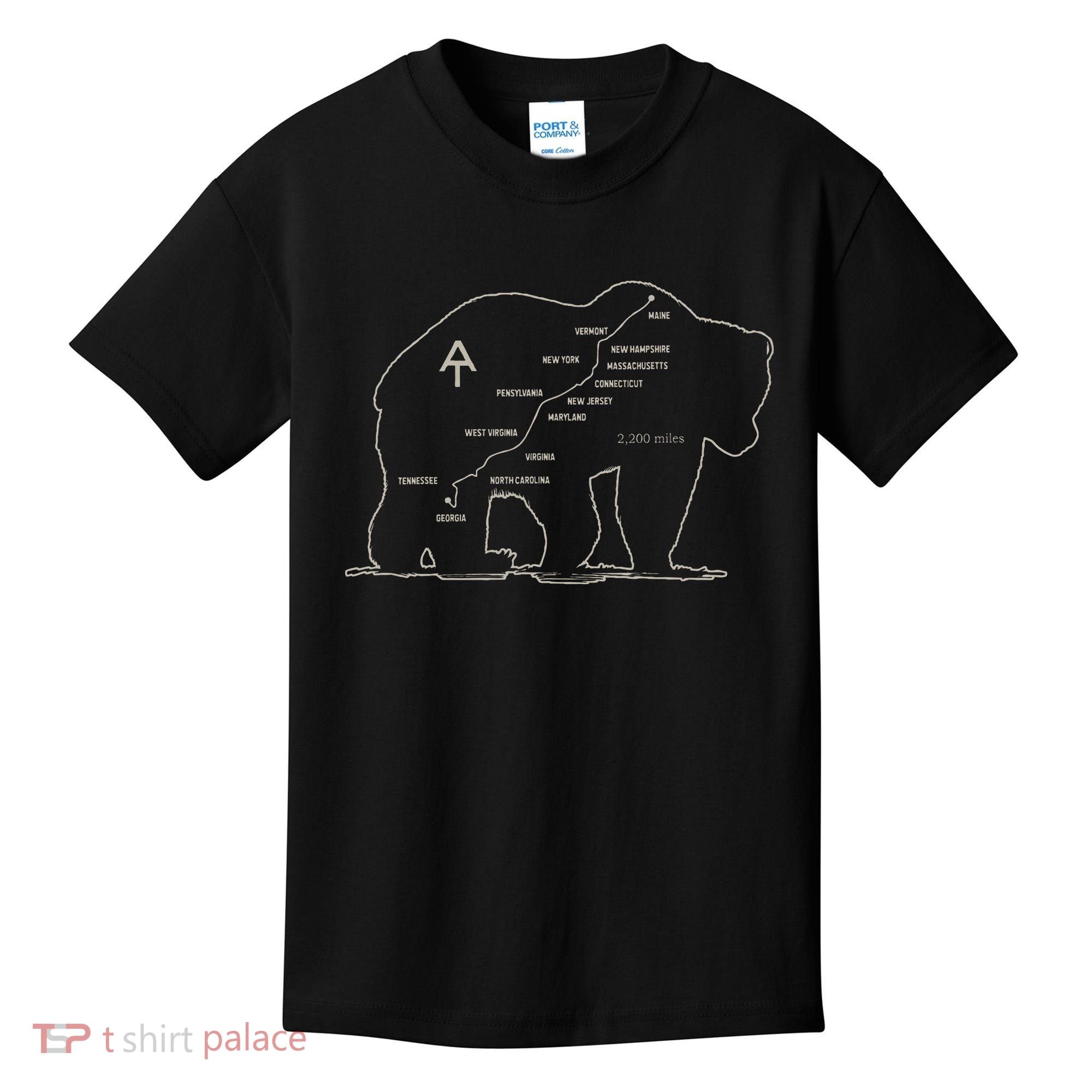 Appalachian Trail National Park Established 1921 1937 Kids T-Shirt