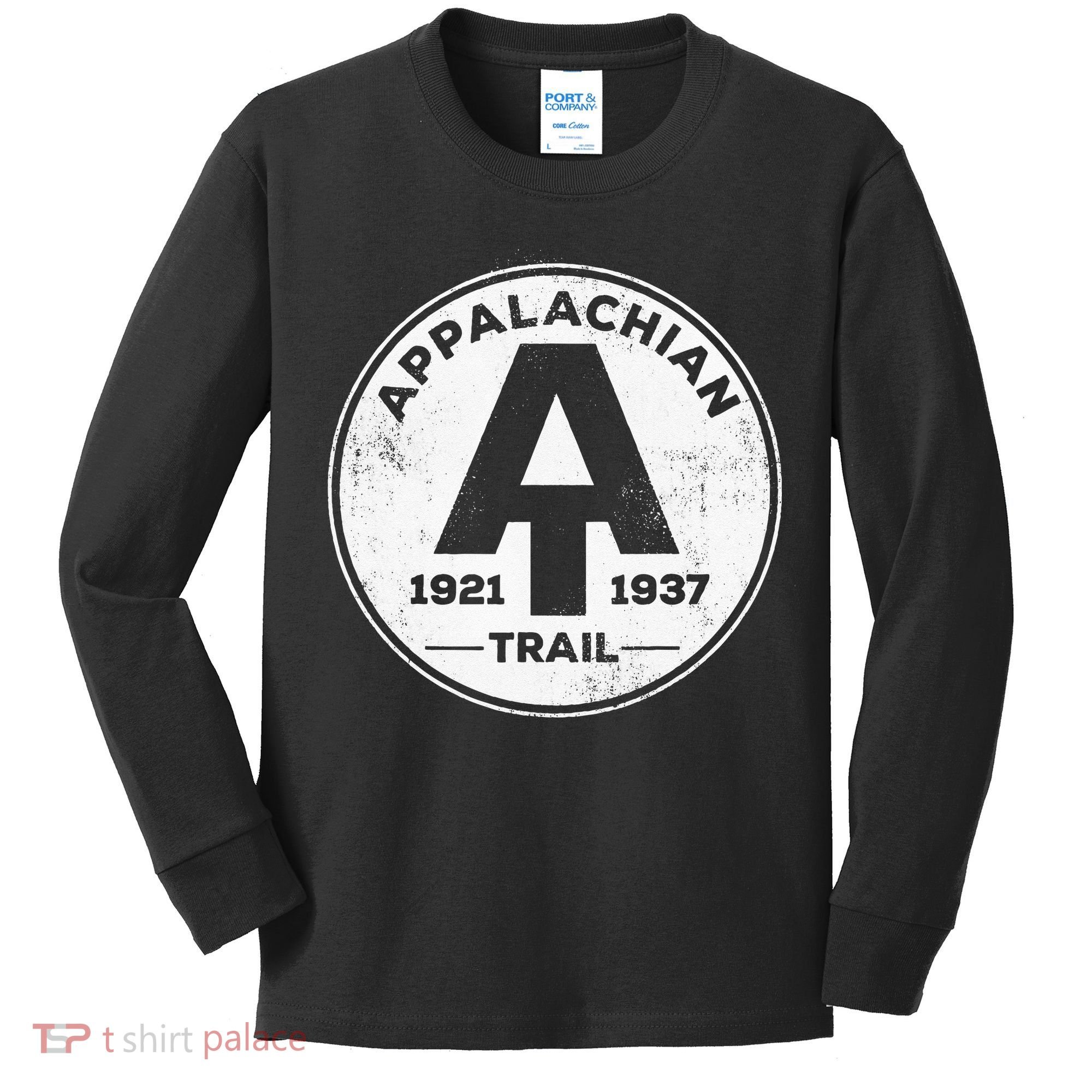 Appalachian Trail National Park Established 1921 1937 Kids Long Sleeve Shirt