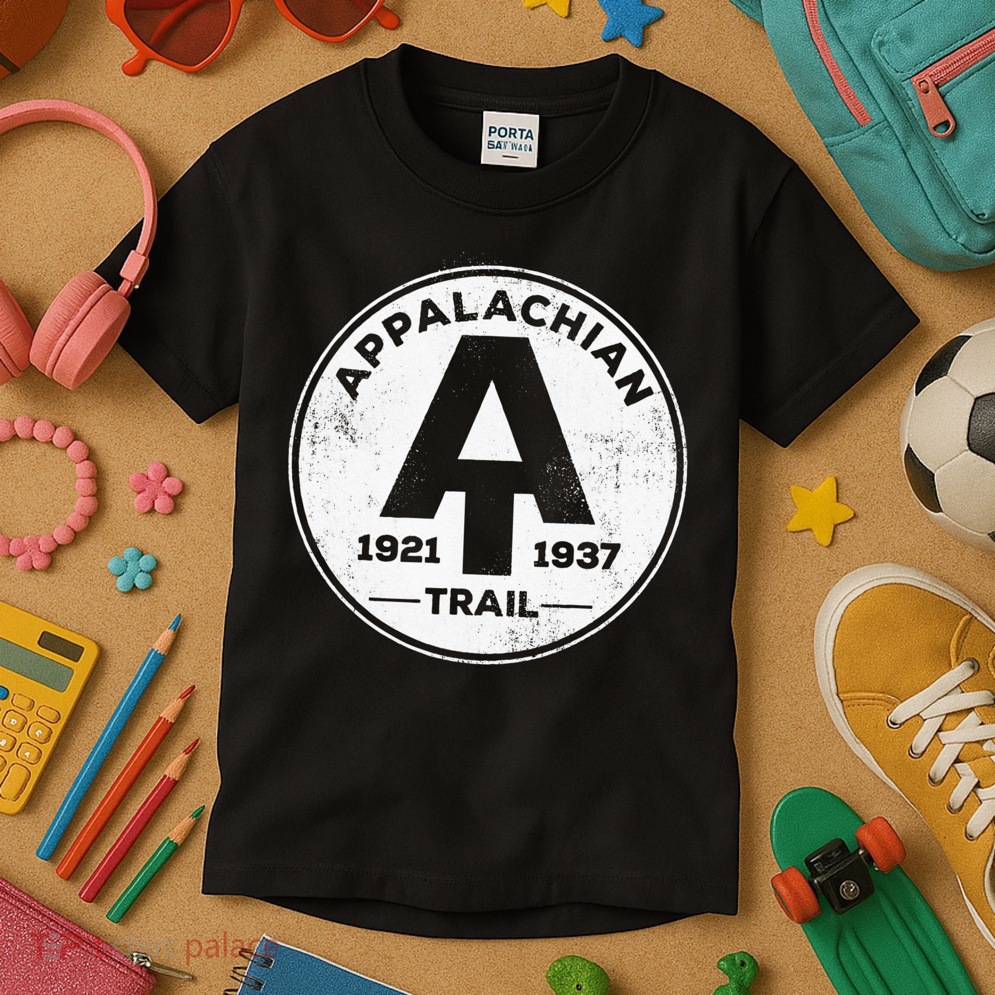 Appalachian Trail National Park Established 1921 1937 Kids T-Shirt