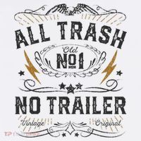 All Trash No Trailer Park Ornament thumb 1