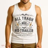 All Trash No Trailer Park Tank Top thumb 3