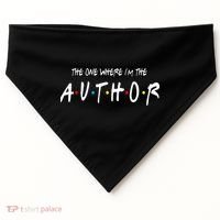 Author The One Where IM The Author Gift For Friend USA-Made Doggie Bandana thumb 0