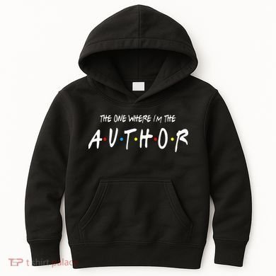 Author The One Where IM The Author Gift For Friend Kids Hoodie