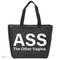 Ass The Other Vagina Funny Saying Tote Bag thumb 0