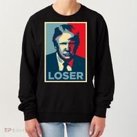 Anti Trump Obama Hope Poster Loser Women's Sweatshirt thumb 0