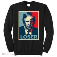 Anti Trump Obama Hope Poster Loser Sweatshirt thumb 0