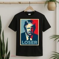 Anti Trump Obama Hope Poster Loser T-Shirt thumb 2