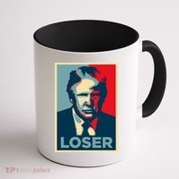 Anti Trump Obama Hope Poster Loser Coffee Mug thumb 1