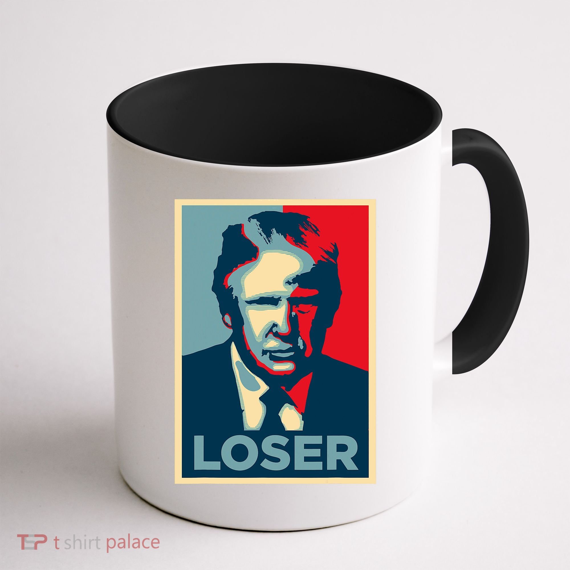 Anti Trump Obama Hope Poster Loser Coffee Mug