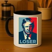 Anti Trump Obama Hope Poster Loser Coffee Mug thumb 4