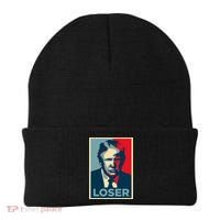 Anti Trump Obama Hope Poster Loser Beanie thumb 0
