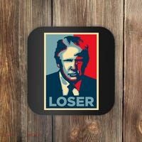 Anti Trump Obama Hope Poster Loser Coaster thumb 0