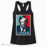 Anti Trump Obama Hope Poster Loser Women's Tank Top thumb 0