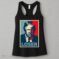 Anti Trump Obama Hope Poster Loser Women's Tank Top thumb 3