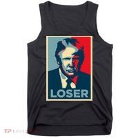 Anti Trump Obama Hope Poster Loser Tank Top thumb 0