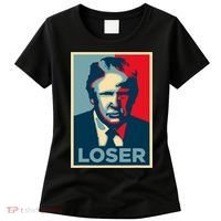 Anti Trump Obama Hope Poster Loser Women's T-Shirt thumb 0