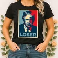Anti Trump Obama Hope Poster Loser Women's T-Shirt thumb 2