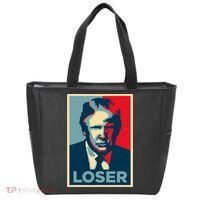 Anti Trump Obama Hope Poster Loser Tote Bag thumb 0
