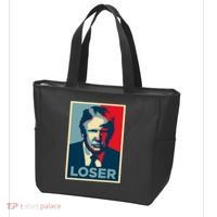 Anti Trump Obama Hope Poster Loser Tote Bag thumb 3