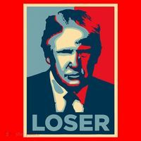 Anti Trump Obama Hope Poster Loser Santa Hat thumb 1