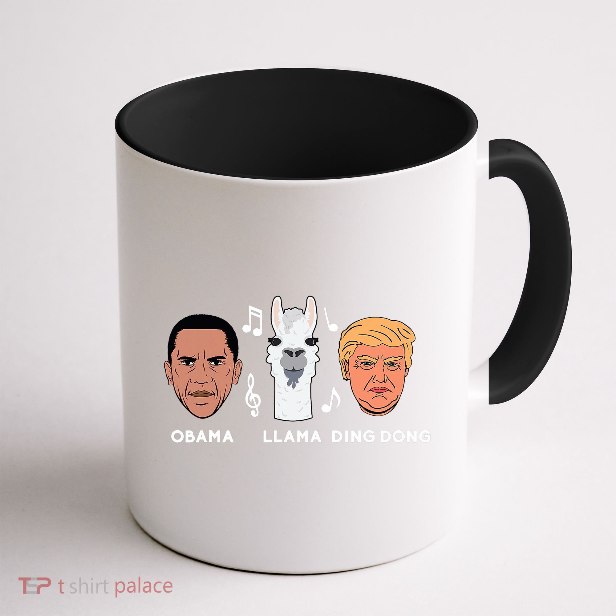 Anti Trump Obama Llama Ding Dong Impeach Funny Democrat Gift  Coffee Mug