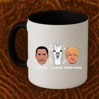 Anti Trump Obama Llama Ding Dong Impeach Funny Democrat Gift  Coffee Mug thumb 2