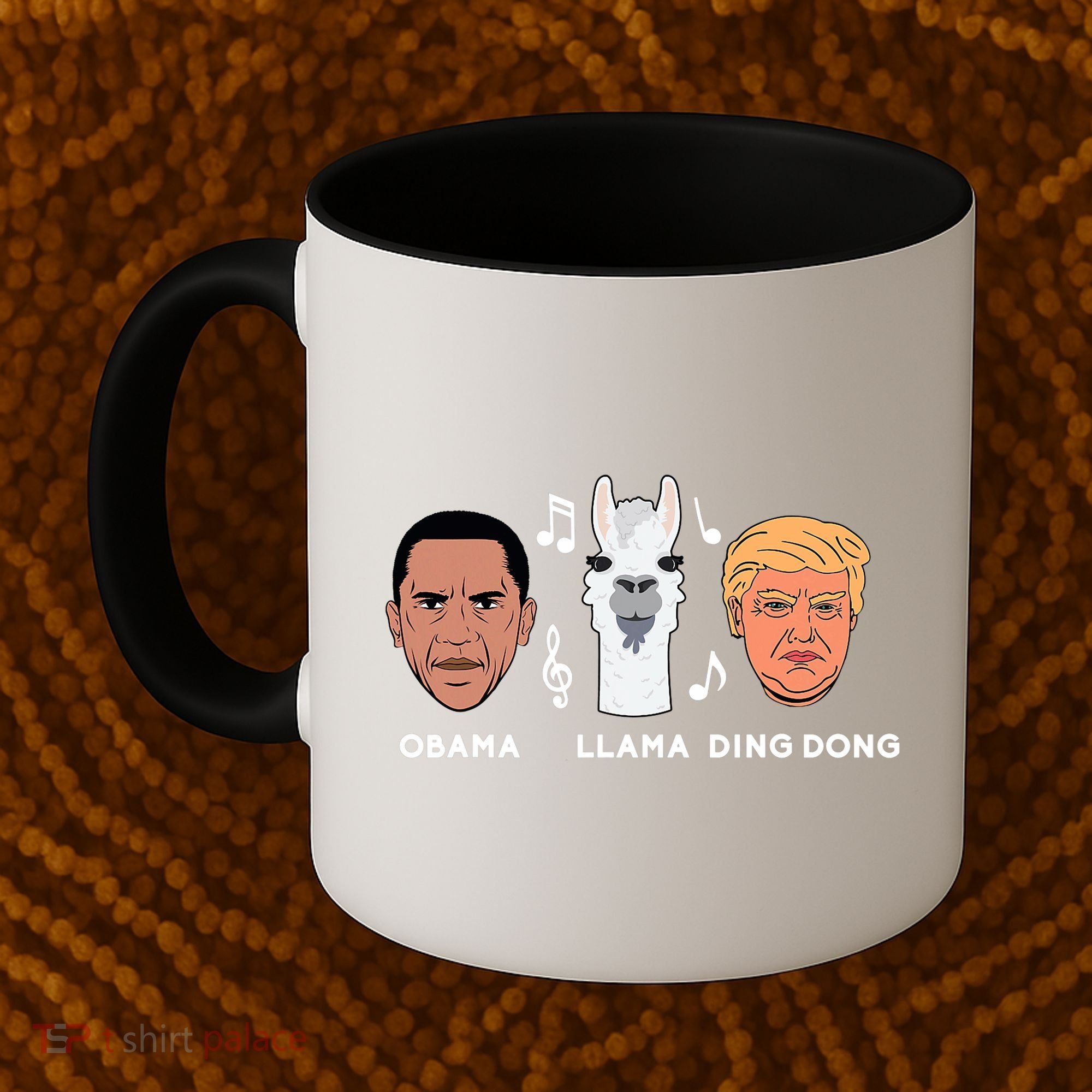 Anti Trump Obama Llama Ding Dong Impeach Funny Democrat Gift  Coffee Mug