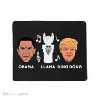 Anti Trump Obama Llama Ding Dong Impeach Funny Democrat Gift  Mousepad thumb 0
