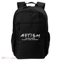 Autism The One Where Its Okay To Be Different Autism Awareness Backpack thumb 0