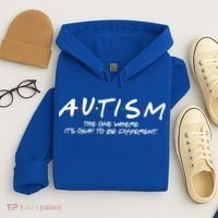 Autism The One Where Its Okay To Be Different Autism Awareness Hoodie thumb 4
