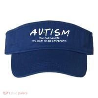 Autism The One Where Its Okay To Be Different Autism Awareness Visor thumb 0
