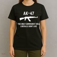 Ak47 The Only Communist Idea Liberals DonT Like T-Shirt thumb 4