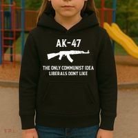 Ak47 The Only Communist Idea Liberals DonT Like Kids Hoodie thumb 3