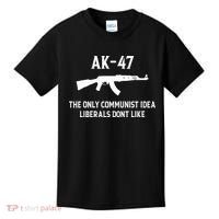 Ak47 The Only Communist Idea Liberals DonT Like Kids T-Shirt thumb 0