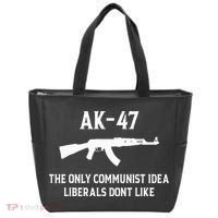 Ak47 The Only Communist Idea Liberals DonT Like Tote Bag thumb 0